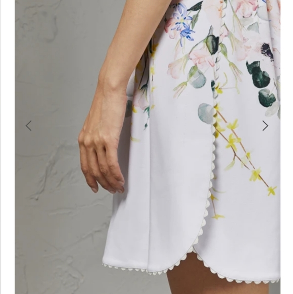 🍒NWT🍒 TED BAKER ELEGANCE FIT & FLARE DRESS - Picture 7 of 9